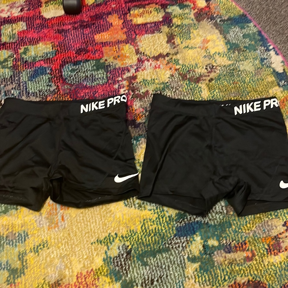 Nike pro spandex shorts